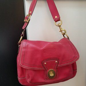 Vintage Coach Legacy Leather Flap Handbag